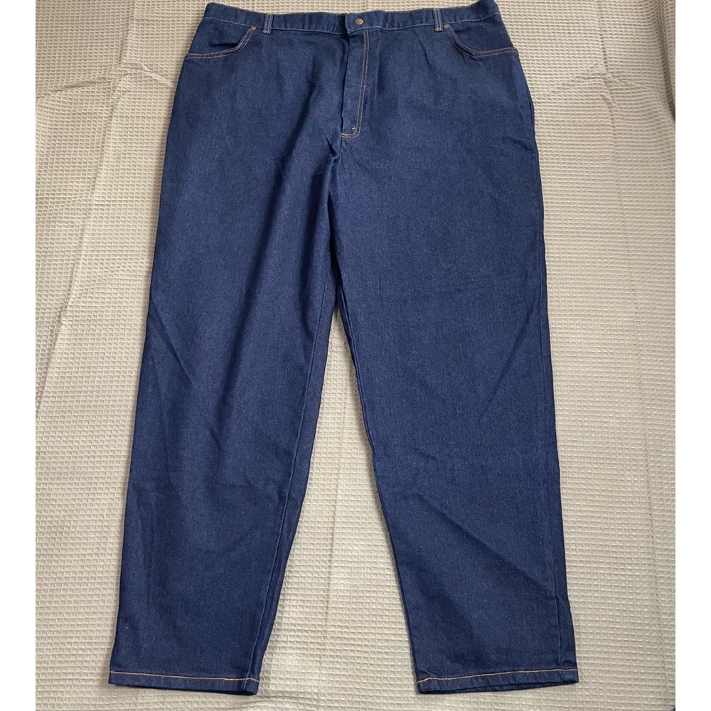Levi’s Vintage Jeans 32W / 46 Womens USA Dark Waist Back Elastic Waist White Tab